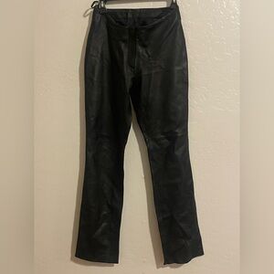 bebe bleak soft leather pants